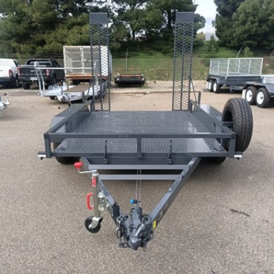 Buy 10×5 Plant Tandem OPEN RAILS SIDES Trailer with Superior ITS Suspension Profile Picture