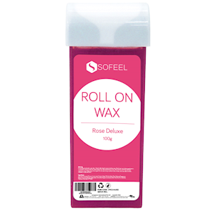 SOFEEL ROLL ON WAX CARTRIDGE ROSE DELUXE 100G EA