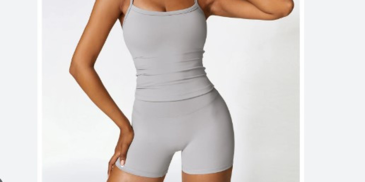 Style Meets Comfort: The Atelier Gray Tank and Shorts Set